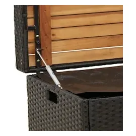 vidaXL Bank 100 x 50 x 52 cm Schwarz