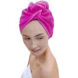 Carenesse Haarturban Kopfhandtuch pink 1 St