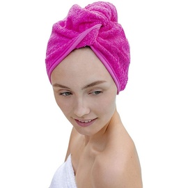 Carenesse Haarturban Kopfhandtuch pink 1 St