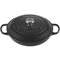 Le Creuset Gusseisen Gourmet Profitopf 30 cm schwarz
