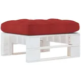 vidaXL Ottomane 120 x 80 x 45 cm Weiß