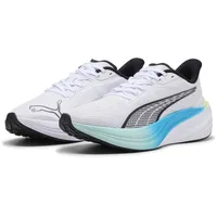 Puma Darter Pro Laufschuhe 45, White Black mint melt