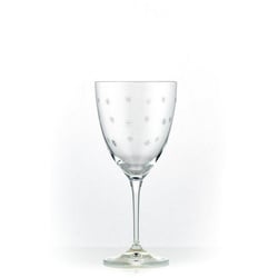 Crystalex Rotweinglas Kate Sterne geschliffen Rotweingläser 400 ml 6er Set, Kristallglas, geschliffen 400 ml - Ø 9.5 cm x 20.4 cm