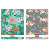 Herlitz Spiralblock A4 Ladylike 80 Blatt Gemischte Farben