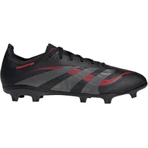adidas Predator League FG/MG Herren Core Black/Grey Four/Lucid Red 42 2/3