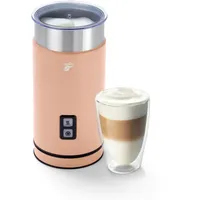 Tchibo elektrischer Milchaufschäumer, warmer und kalter Milchschaum, für Latte Macchiato, Cappuccino und Kakao, Edelstahlgehäuse