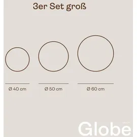 s.luce Globe pro Garten Außenkugel Kunststoff Ø 60 cm 1 Stück weiß