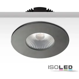 Pro-Light Cover Aluminium rund schwarz matt für Einbaustrahler Sys-68
