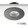Pro-Light Cover Aluminium rund schwarz matt für Einbaustrahler Sys-68