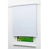 Lysel Verdunklungsrollo Qualitätskassettenrollo 90 x 175 cm weiß