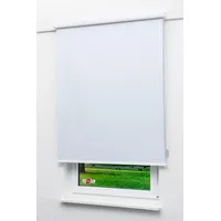 Lysel Verdunklungsrollo Qualitätskassettenrollo 90 x 175 cm weiß