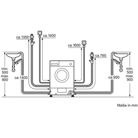 Bosch Serie 6 WKD28543 Waschtrockner (7 kg / 4 kg, 1400 U/min)