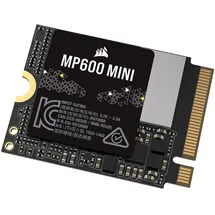 Corsair MP600 MINI 1 TB M.2 NVMe PCIe x4 Gen4 SSD – M.2 2230 – Bis zu 7.000MB/Sek. Sequentielles Lesen – Hohe Dichte 3D TLC NAND – Ideal Für Steam Deck und Microsoft Surface – Schwarz