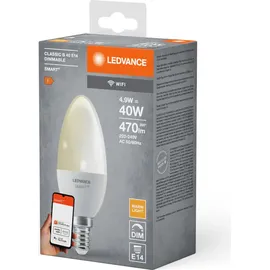 LEDVANCE Smart+ WiFi Candle Dimmable E14 5,5 W warmweiß 1 St.