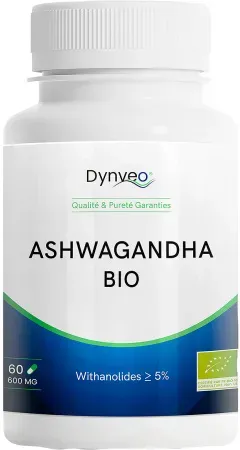 Dynveo Ashwagandha Bio KSM-66 600mg 60 Kapseln