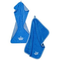 Handtuch-Set Krone Blau 2-Teilig