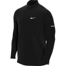 Nike Dri-FIT Element 1/2-Zip Laufshirt Herren black/reflective silv M