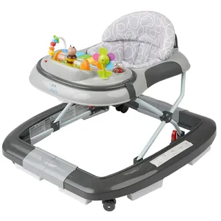 Gehfrei Lauflernwagen Babywalker Lauflernhilfe Babyschaukel Licht Ton ib style® - Grau