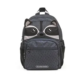 SCHNEIDERS Kindergartenrucksack Waschbär Kunstfaser anthrazit