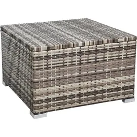 Estexo 3-Sitzer Rattan Couch Lounge-Set beige/braun