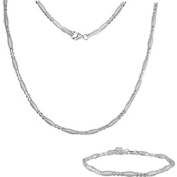 SilberDream Schmuckset SilberDream Collier & Armband Glamour (Schmuckset, 2-tlg., Schmucksets), Damen Schmucksets aus 925 Sterling Silber, Farbe: silber silberfarben