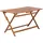 Beliani Gartentisch 140 x 75 x 74 cm Dunkelbraun klappbar
