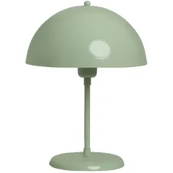 Bamyum Lipeo Kleine Tischlampe 30cm, Pilz Lampe Metall, Minzgrün Lampe
