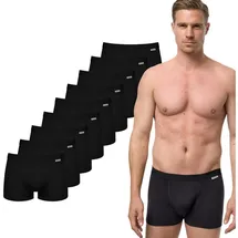 NUR DIE Cotton Stretch Retroshorts schwarz XXL 9er Pack