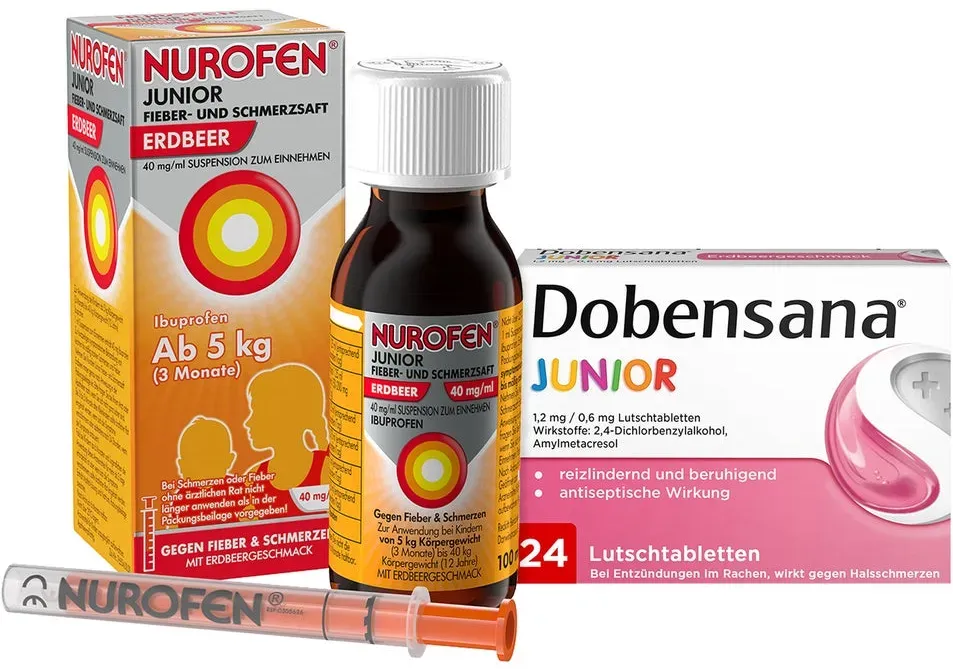 Nurofen Junior Saft + Dobensana Junior 1 Set