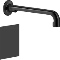GESSI Inciso- berührungsloser Waschtisch-Wand-Auslauf Ausladung 260mm - Metall schwarz