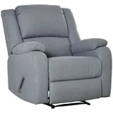 Homcom Relaxsessel mit Liegefunktion TV-Sesse Polyester grau