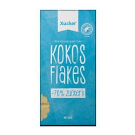 Xucker Weiße Xylit-Schokolade Kokos & Flakes (80g)