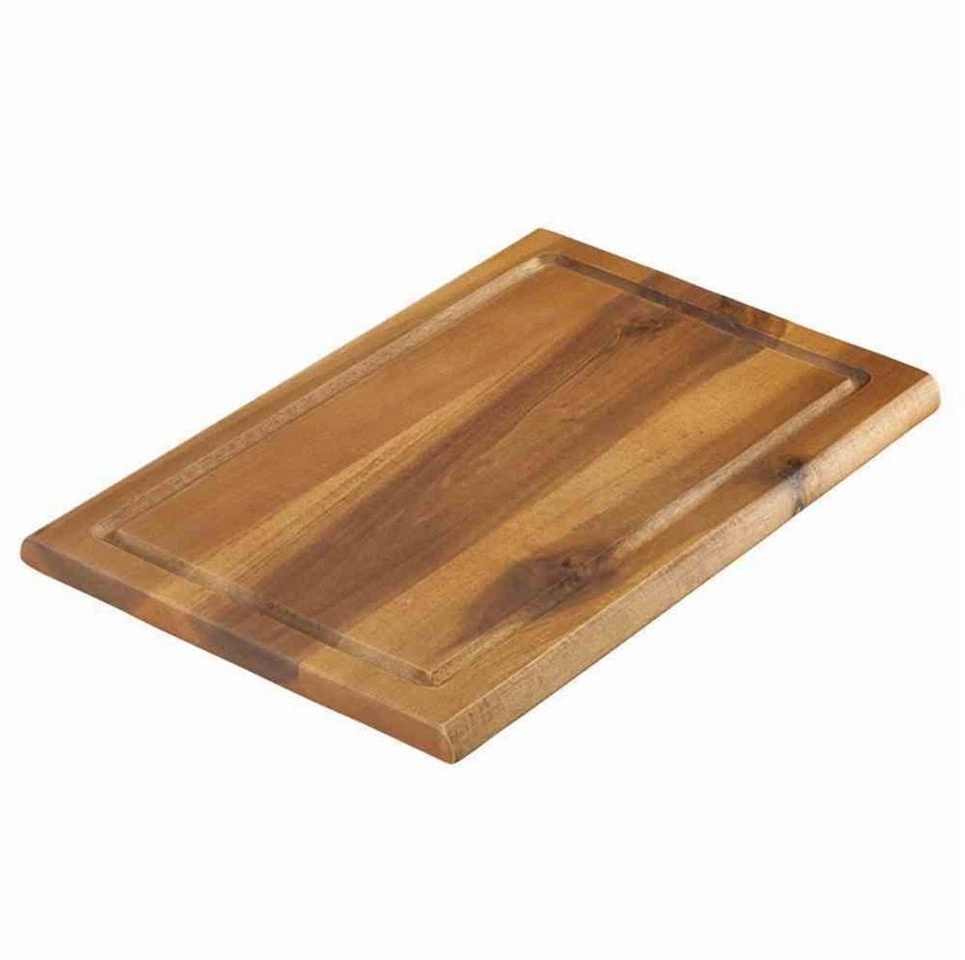 Preisvergleich Produktbild Kesper Schneidebrett Tranchbrett Akazie 32 x 21 cm, Holz braun