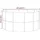 vidaXL Hochbeet 140 x 140 x 68 cm Anthrazit