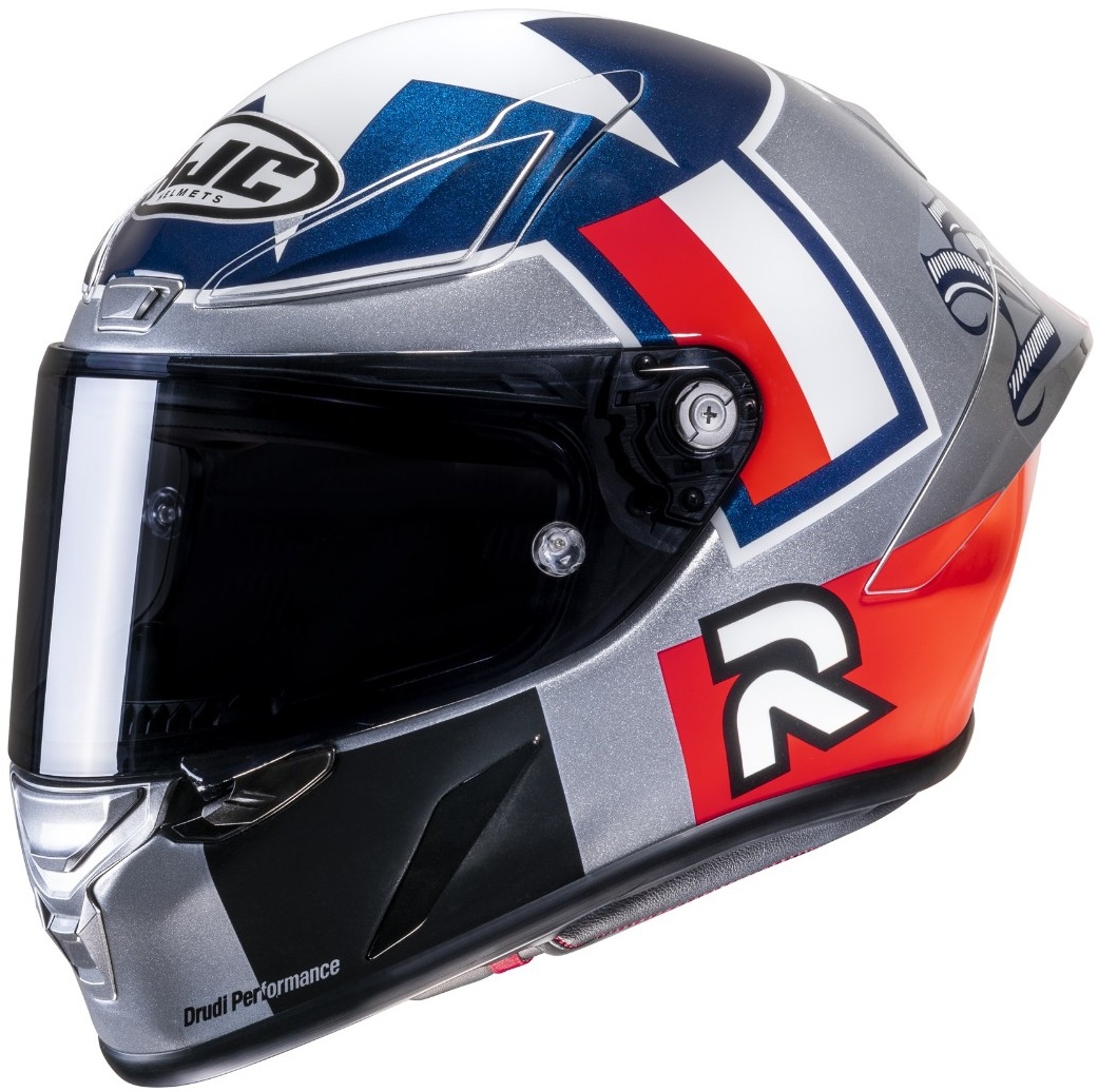 Motorradhelm HJC RPHA 1 Ben Spies Silverstar MC21 Racing Helmet, L
