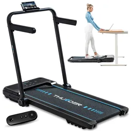 Thunder Laufband Thunder IMPACT BLACK 106,5x40cm 12km/h FitShow klappbar Bluetooth Transportrollen - Schwarz