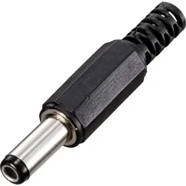 TRU Components Niedervolt-Steckverbinder Stecker, gerade 5.5mm 2.5mm Bulk
