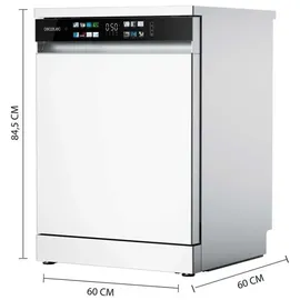 Cecotec Bolero Aguazero 6210 D Geschirrspüler (freistehend, 600 mm, Weiß)