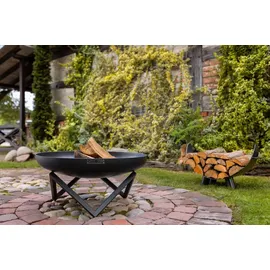 Cook King Feuerschale Santiago Ø 80 cm Schwarz