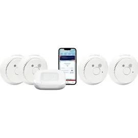 eQ-3 Homematic IP Starterkit Rauchwarnmelder für 4 Räume HmIP-SK27+HmIP-SWSD-2