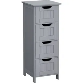 VASAGLE Badschrank 30 x 28,5 x 82 cm Grau