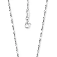 Engelsrufer Halskette Erbskette aus 925er-Sterlingsilber, Stärke 2,1 mm, Länge 60cm, Karabinerverschluss, nickelfrei, ERN-60-E