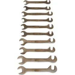 KS Tools BRONZEplus Blech-Doppel-Maulschlüssel-Satz klein, 10-teilig