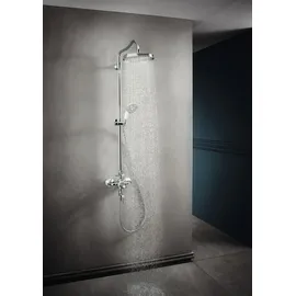 Axor Montreux Showerpipe mit Thermostat und Kopfbrause 240 1jet Classic (16572000)