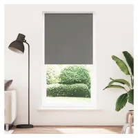 VidaXL Verdunkelungsrollo Grau 110x230cm Stoffbreite 105,7cm Polyester
