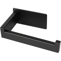 SUPTMAX AONMUKA Toilettenpapierhalter Ohne Bohren, Klopapierhalter Ohne Bohren Edelstahl Selbstklebend für Badzimmer und Küche, Schwarz