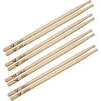 Vater Power 5A Wood Tip Drumsticks 4 Paar (Schlagzeug),