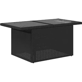 vidaXL Gartensofa-Set 10-tlg. schwarz
