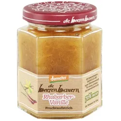 Die Beerenbauern Rhabarber-Vanille Fruchtaufstrich demeter