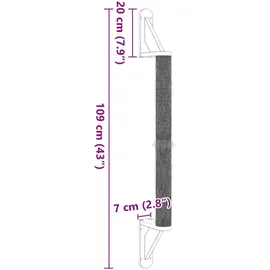vidaXL Kratzsäule 109 cm Braun